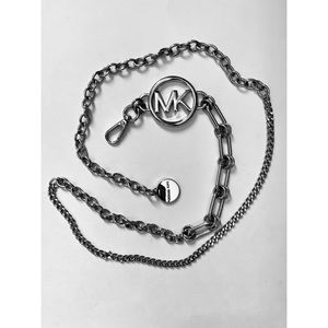 Michael Kors Silver Chain Belt